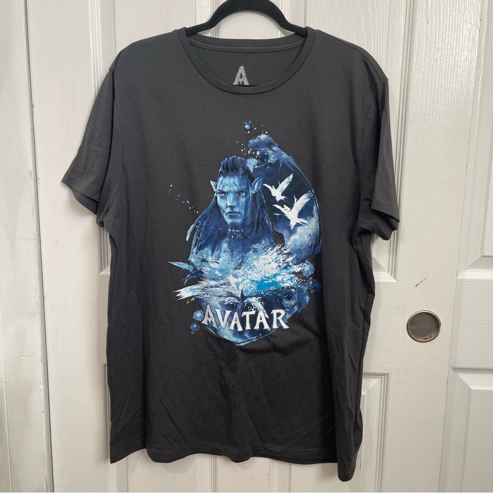 Avatar Graphic T-Shirt in Black and Blue Unisex Sz Extra Large, Avatar movie tee